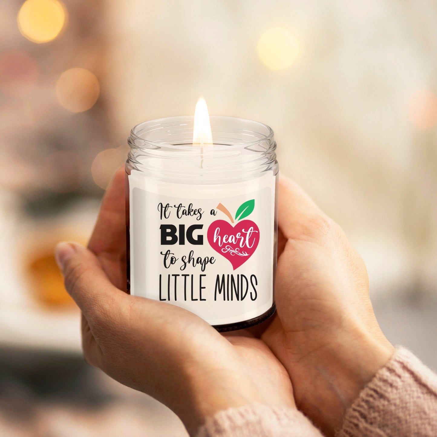 Teacher Candle - Big Heart To Shape Little Minds