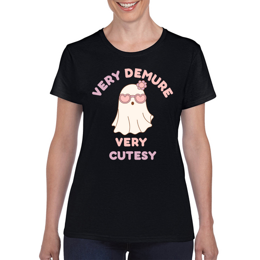 Very Demure Very Cutesy Ghost T-Shirt Women's