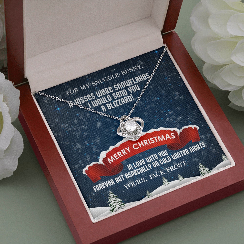Merry Christmas Necklace For Wife Or Girlfriend