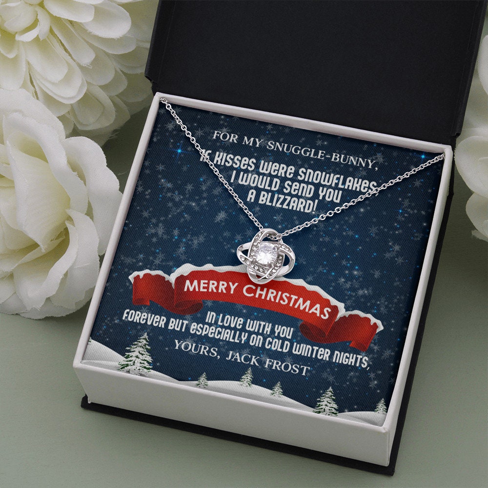 Merry Christmas Necklace For Wife Or Girlfriend