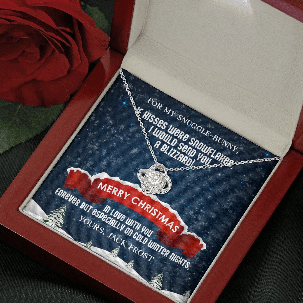 Merry Christmas Necklace For Wife Or Girlfriend