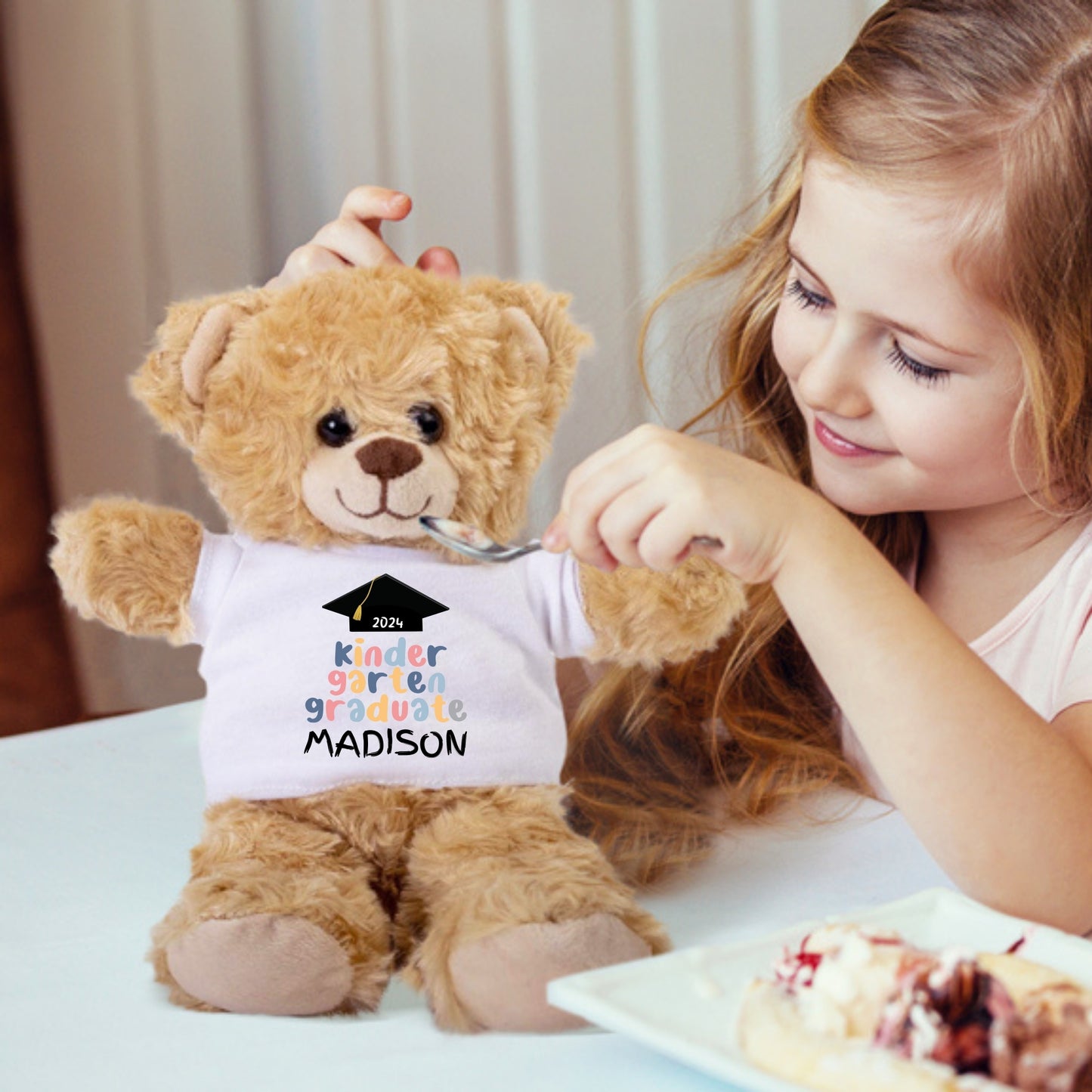 Personalized Kindergarten Graduation Bear