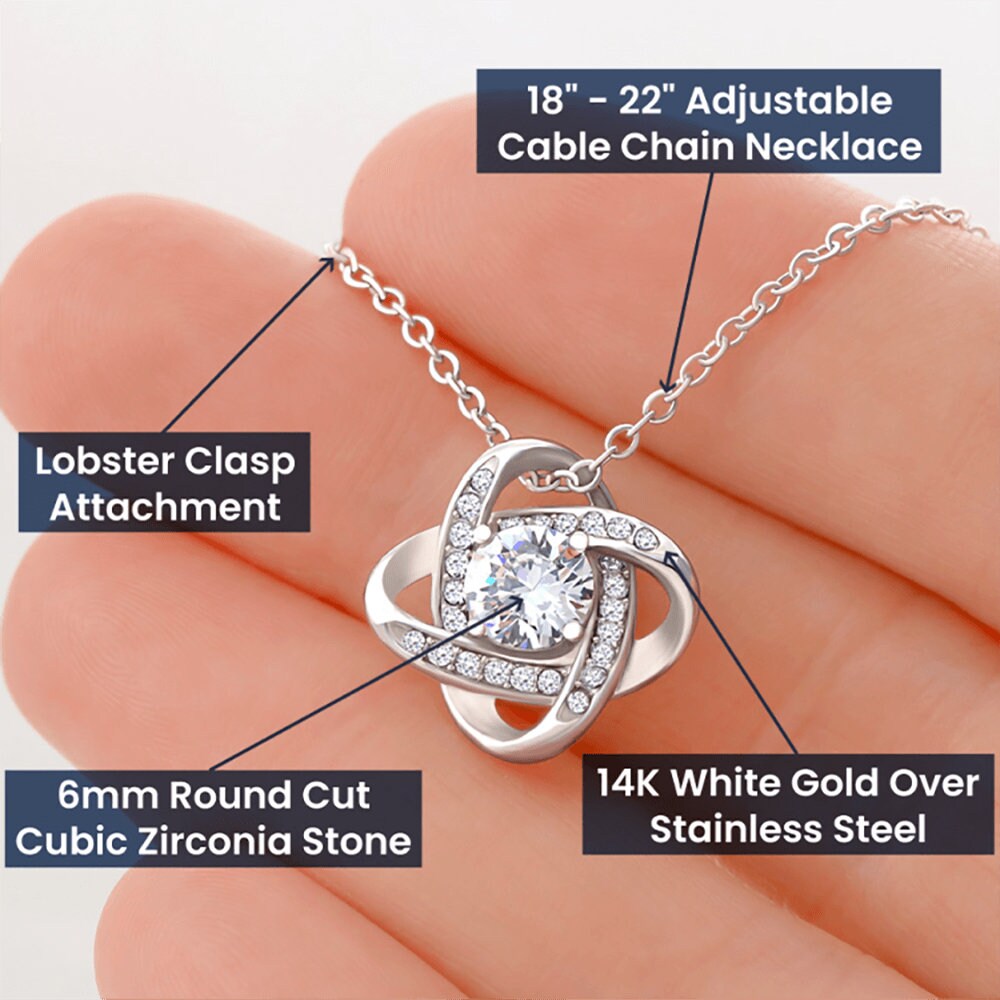 Merry Christmas Necklace For Wife Or Girlfriend