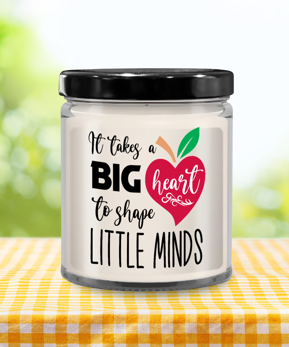 Teacher Candle - Big Heart To Shape Little Minds